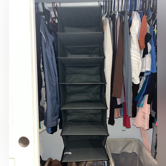 NEW hanging shelf closet organizer - Picture 3 of 6
